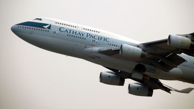 ９位　キャセイパシフィック航空（香港）　写真＝Christian Keenan/Getty Images