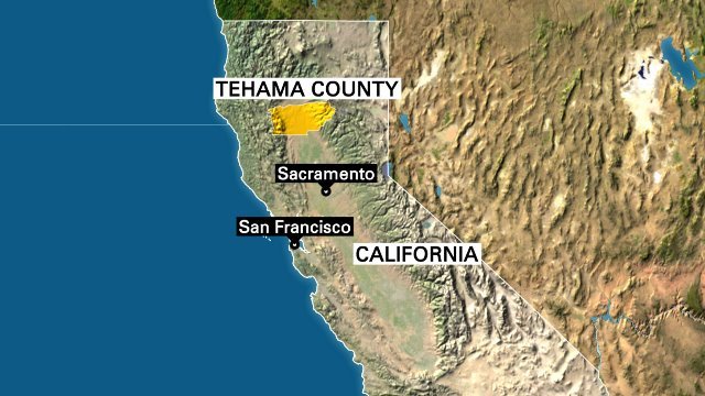 米カリフォルニア州北部のテハマ郡で、男が小学校など計７カ所以上で銃を乱射した