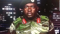 軍人がテレビ放送で、クーデターを否定し、大統領周辺の「犯罪者」を対象とした作戦を実施していると述べた