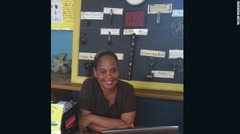 最終候補に残ったジャマイカ人のトレイシー・アン・ホールさん。彼女自身、当時未診断だった失読症のため学校生活に困難を感じていた