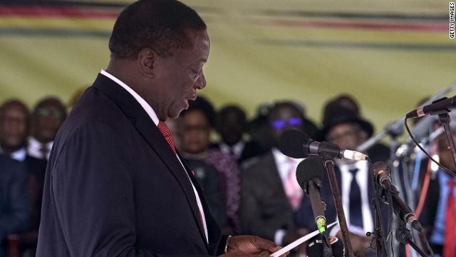 ムナンガグワ氏が新大統領に就任した