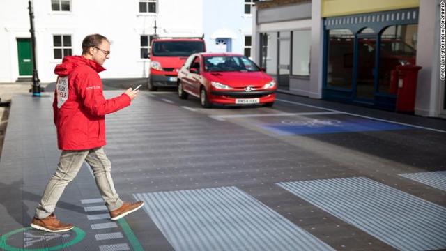 双方向横断歩道は、時間の経過とともに歩行者の行動を学習することを想定しているという