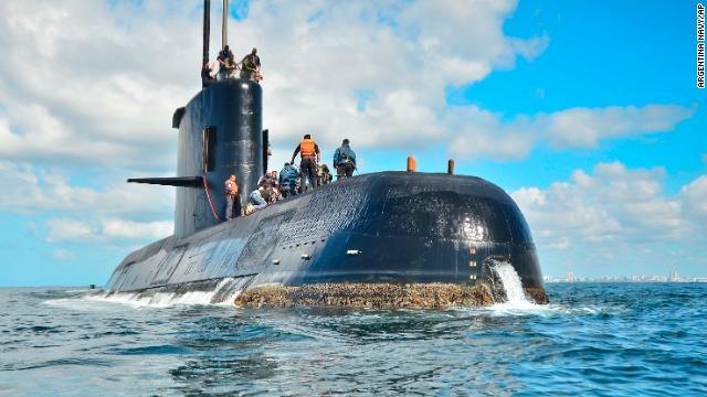 消息を絶っているアルゼンチン海軍の潜水艦「サンフアン」