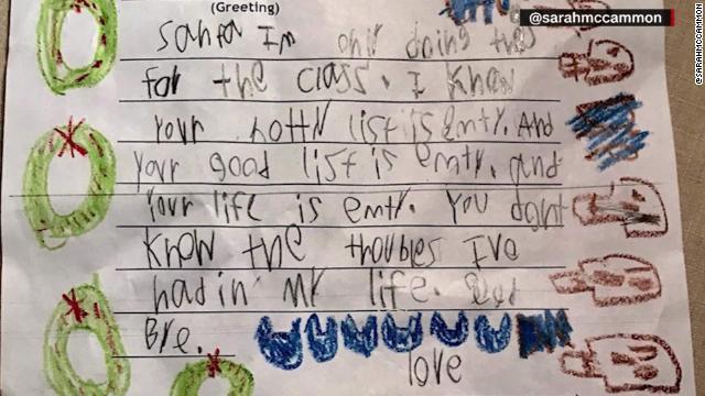 米国の６歳児がサンタにあてて書いた辛辣な内容の手紙