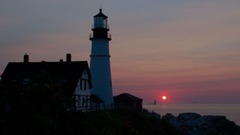 撮影者の男性は、米メーン州に数ある灯台の中でも、ポートランドのこの灯台が「最も風光明媚」だと評している