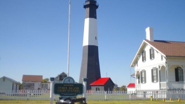 米ジョージア州タイビー島にあるよく知られた灯台