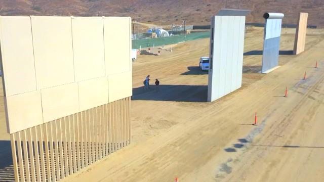 トランプ大統領が近く「国境の壁」の試作品を視察する予定だという