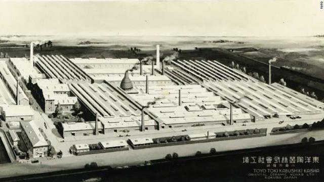 1934年当時のTOTO工場(北九州市)