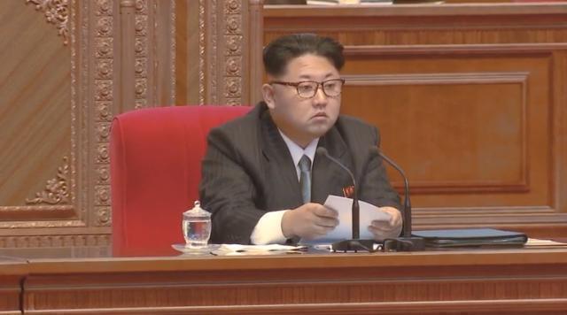 北朝鮮の金正恩委員長。新年の辞で「核のボタンは机の上にある」と米国に対して警告を発した