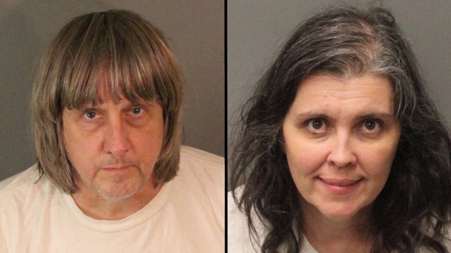デービッド・アレン・ターピン容疑者（左）とルイーズ・アナ・ターピン容疑者