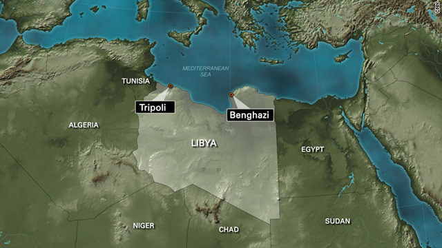 リビア東部ベンガジで爆発があり、２６人が死亡した