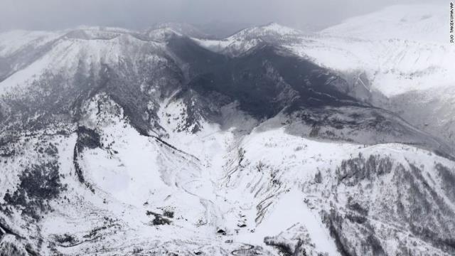 草津白根山が噴火