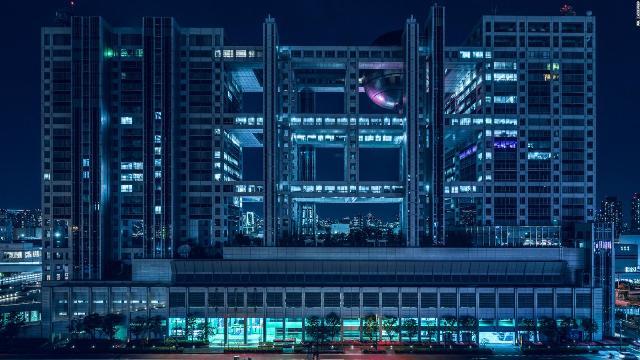 お台場にあるフジテレビ本社
