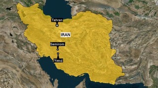 イラン南部で６５人を乗せた旅客機が墜落した