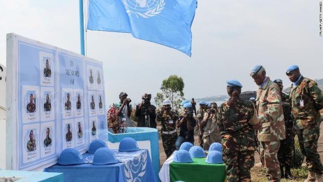 コンゴでは昨年１２月、国連平和維持活動の隊員１５人が殺害される事件が起きていた