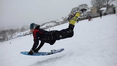 ケントのロチェスターでも雪が積もった