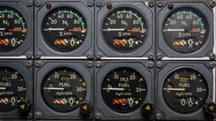 一方、コックピット内では、パイロットはシンプルなアナログ計器類やスイッチに頼って操縦を行っていた