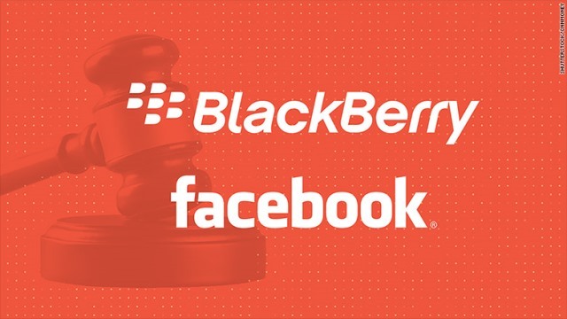 ブラックベリーがフェイスブックを特許侵害で提訴した