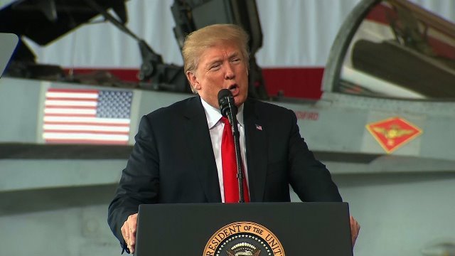 トランプ大統領が就任後初めてカリフォルニア州を訪問した