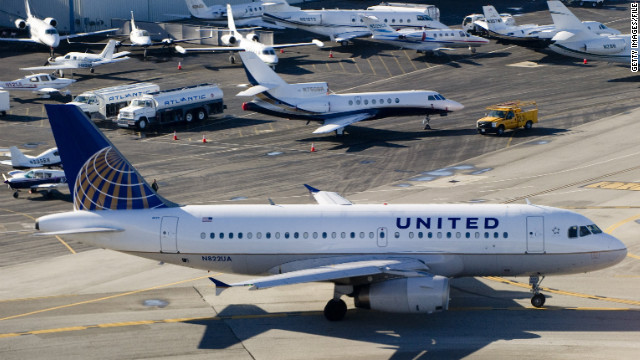 ユナイテッド航空の機体。犬のトラブルが１週間で相次いだ