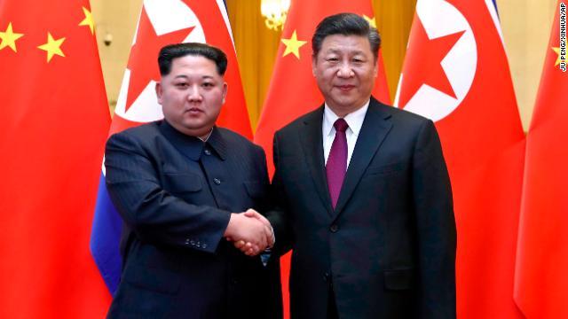 金正恩氏が北京を訪問し、習近平氏と会談したと中国メディアが伝えた