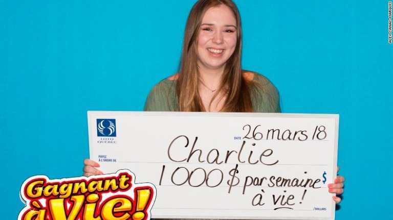 カナダ・ケベック州で宝くじ初購入の１８歳女性が当選