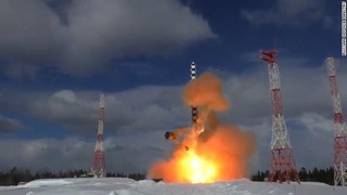 ロシア国防省が新型ＩＣＢＭの発射実験映像を公開した