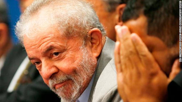 ブラジルのルイス・イナシオ・ルラ・ダシルバ元大統領。禁錮刑の服役開始の出頭に応じなかった