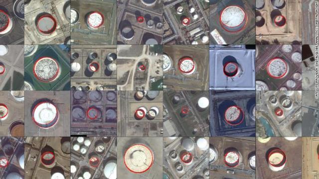 オービタル・インサイトは人工衛星の画像を分析し、石油の貯蔵量を算出している