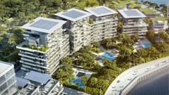 「ポルティエ・コーブ」と呼ばれる新地区には高級なアパートや別荘が建ち、最大１０００人が住めるようになる