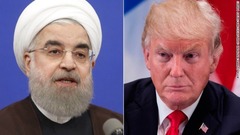 イラン核合意からの離脱の是非、トランプ大統領があす発表