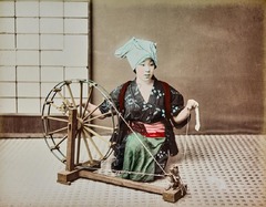 １９世紀日本の彩色写真集