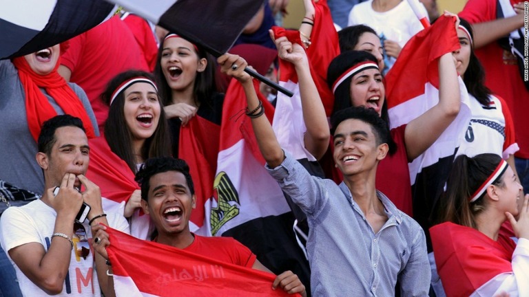 Ｗ杯本大会出場は２８年ぶりとなるエジプト。サポーターの期待が高まる