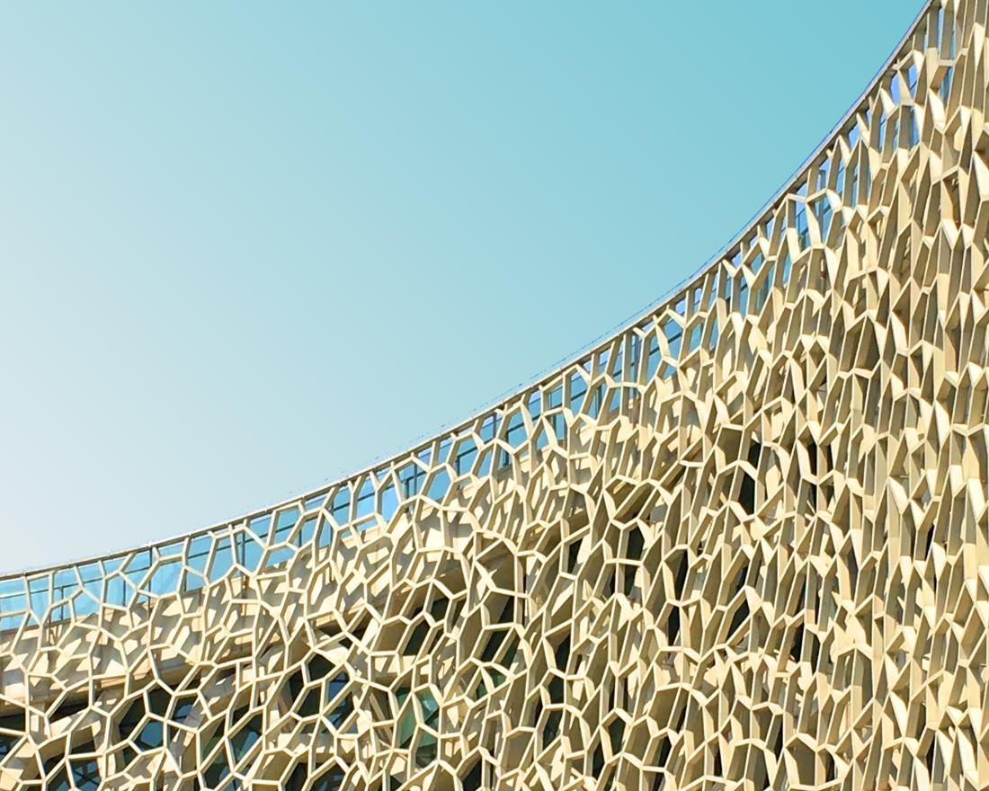 Shanghai Natural History Museum(上海) Perkins+Will設計。プロボースト氏の写真構成は、見る者に建物のデザインの要素を堪能させる=クリス・プロボースト氏提供