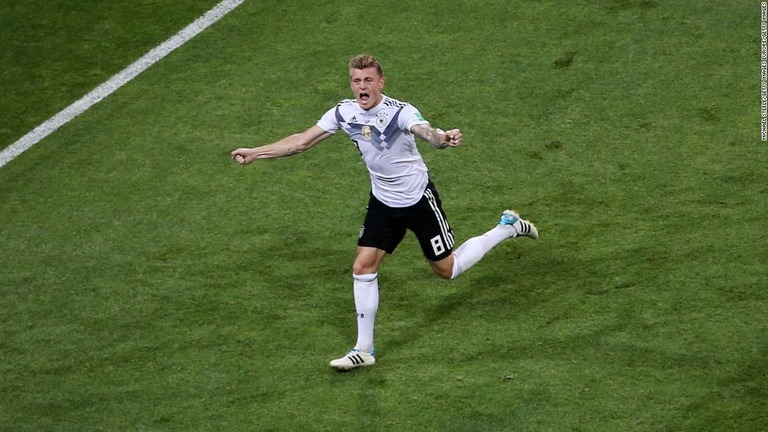 ドイツが終了間際のゴールで勝利