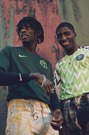 ナイジェリアのユニホームは、Ｗ杯にデビューした１９９４年のユニホームを思い起こさせるものにもなっている