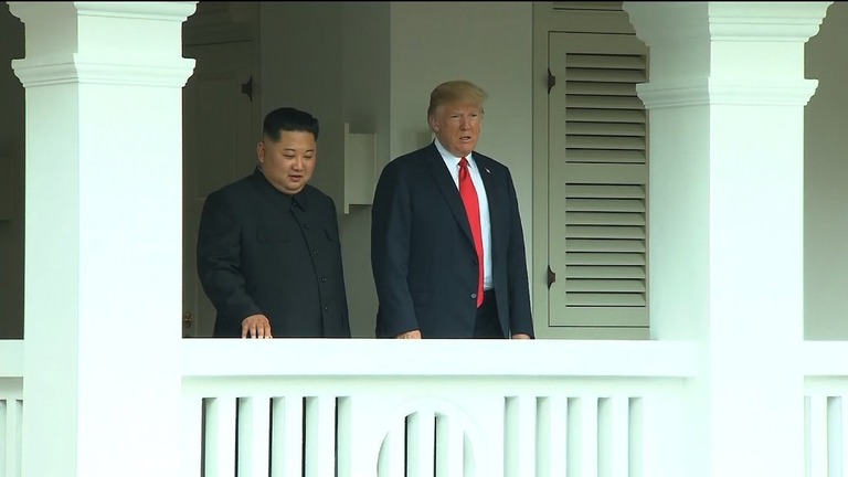 米国と北朝鮮の代表団が、米朝首脳会談での合意を実行に移すための実務協議を行った