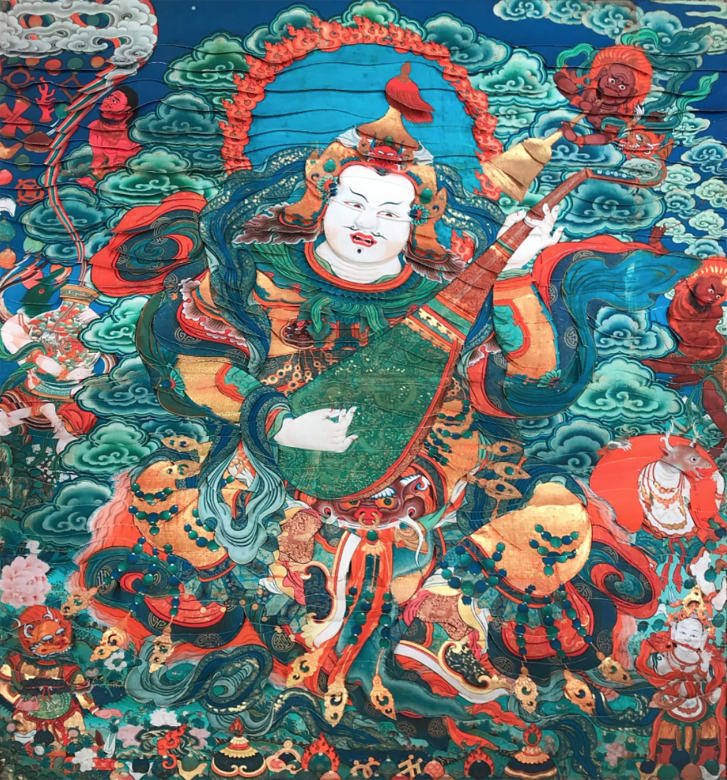 チャン・シャオドン氏が手がけた「Hu Chi Tian Wang」=Sin Sin Fine Art