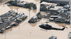 西日本豪雨の死者、１７６人に　安倍首相が現地視察