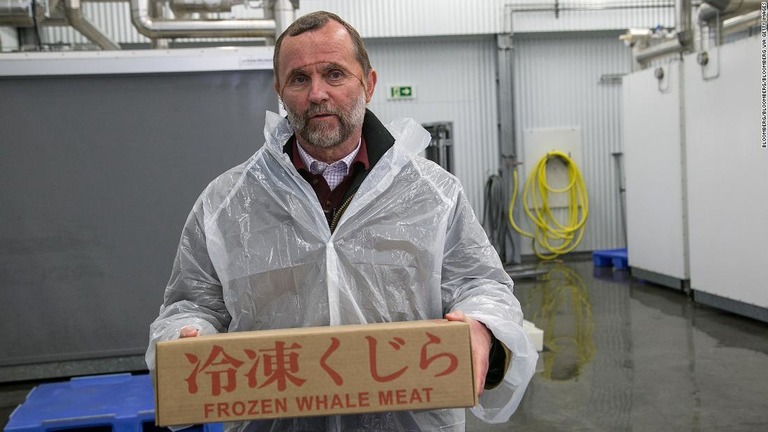 捕鯨会社クバルルのロフトソン社長/Bloomberg/Bloomberg/Bloomberg via Getty Images