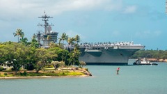 中国スパイ船、招待取り消しの合同演習を偵察　米国防総省