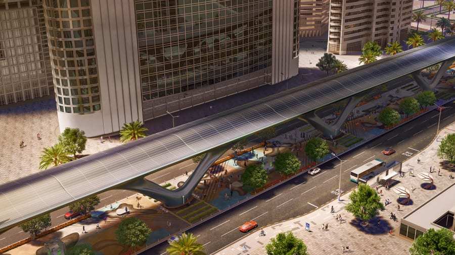 より具体的なスケジュールや発着点などは今後数カ月で決定する/courtesy Hyperloop Transportation Technologies