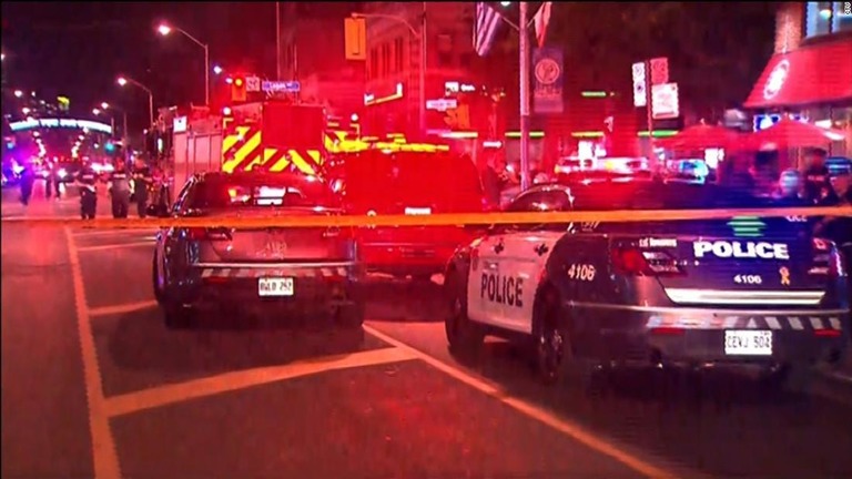 カナダ・トロントで発砲があり、死傷者が出た/CTV