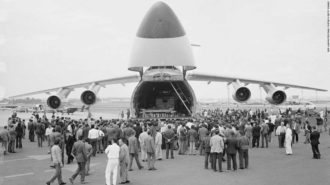 ロッキードＣ５ギャラクシーは依然として世界最大の軍用機のひとつだ/ Reg Lancaster/Daily Express/Getty Images