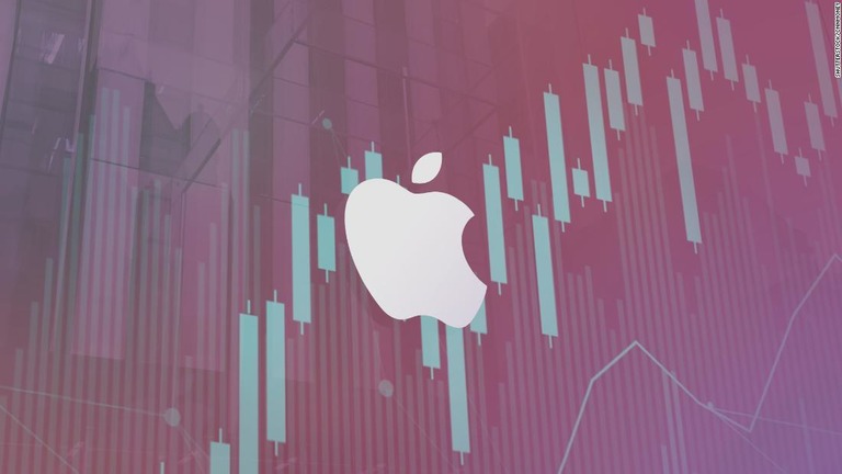 米アップルの時価総額が１兆ドルを突破した/shutterstock/cnnmoney