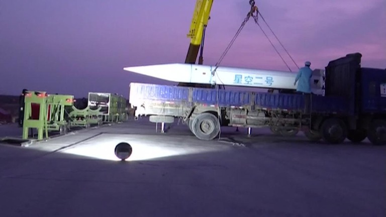 中国は極超音速飛翔体の実験に成功したと発表した/CCTV