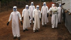 再確認のエボラ出血熱、死者３６人に　コンゴ