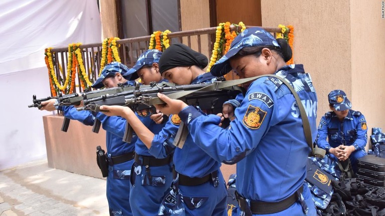 インドに全員女性のＳＷＡＴチームが誕生した/delhi police