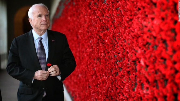 ジョン・マケイン上院議員/Kym Smith/Newspix/Getty Images