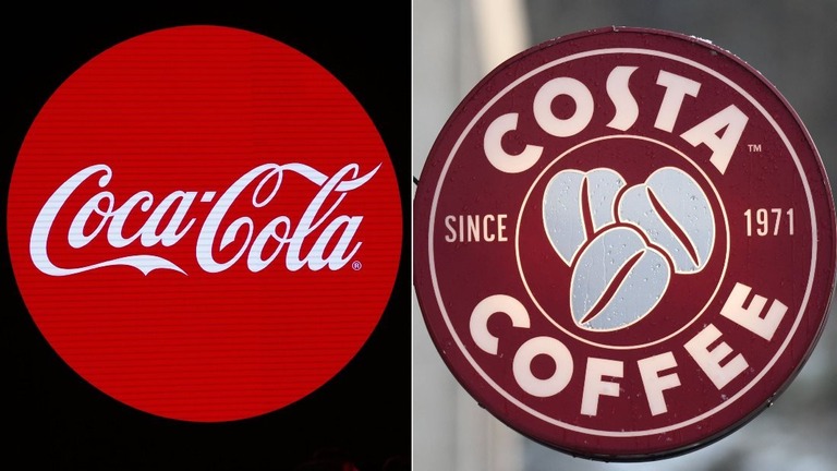 コカ・コーラは英カフェチェーン大手コスタ・コーヒーの親会社と同チェーンの買収で合意したと発表